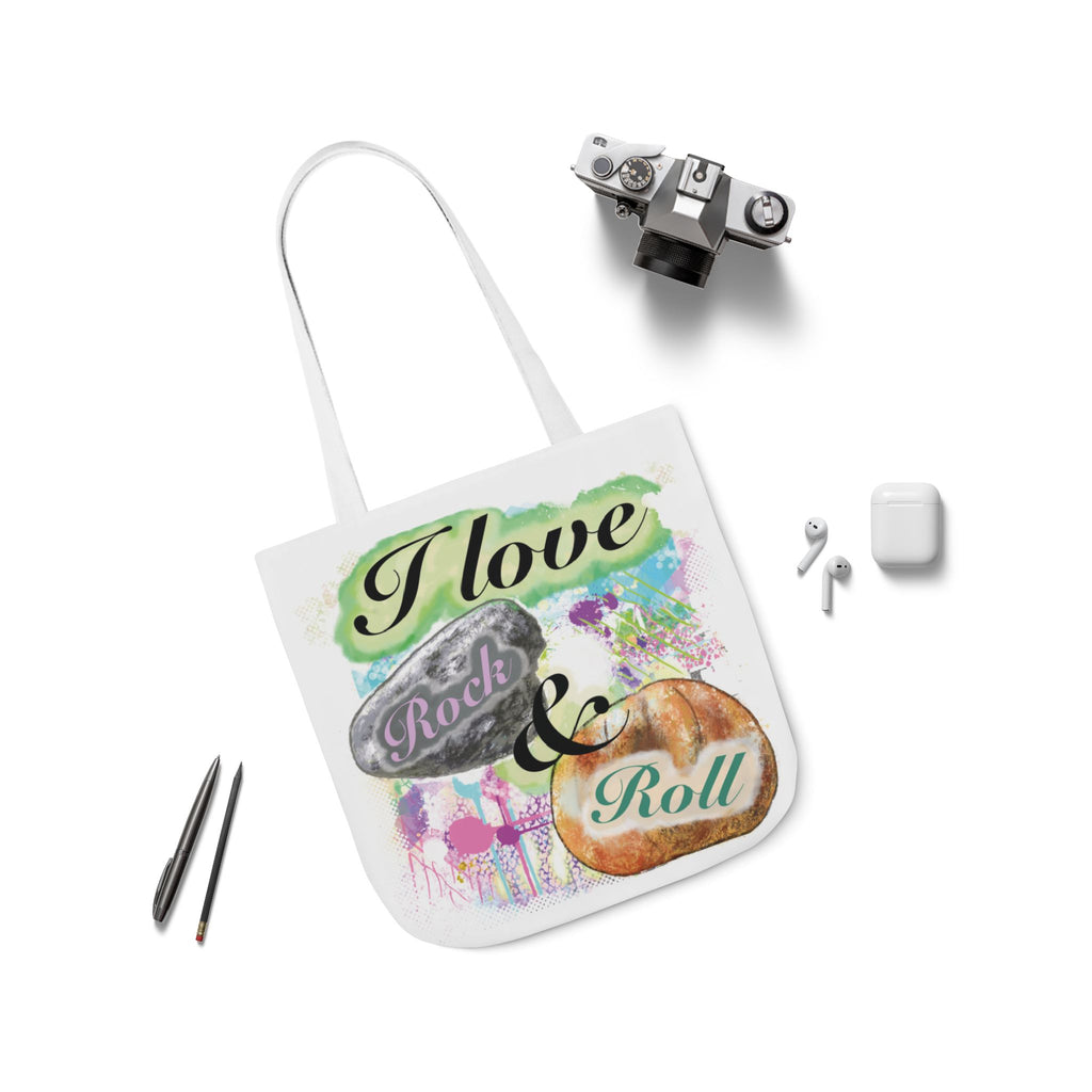 'I Love Rock & Roll'- Canvas Tote