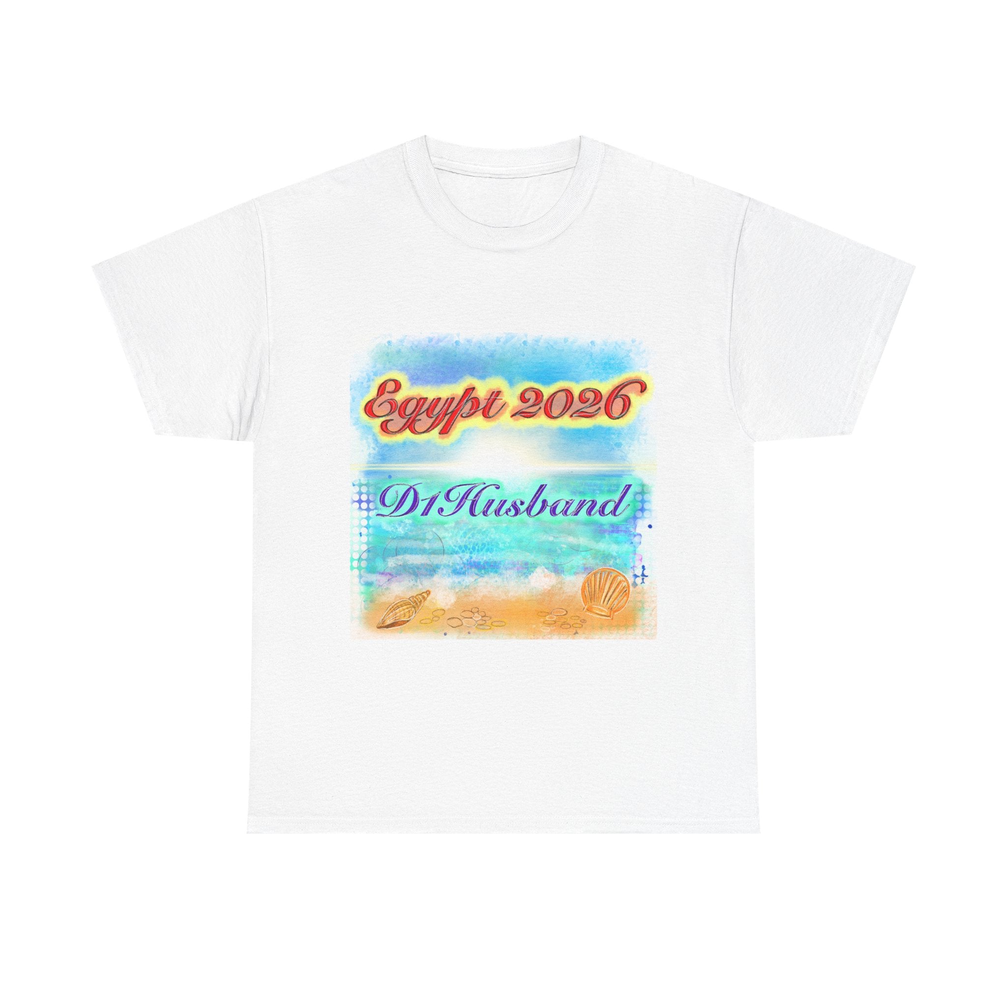 Egypt 2026 Beach Vacation T‑Shirt — 'DJ Husband' Souvenir Tee