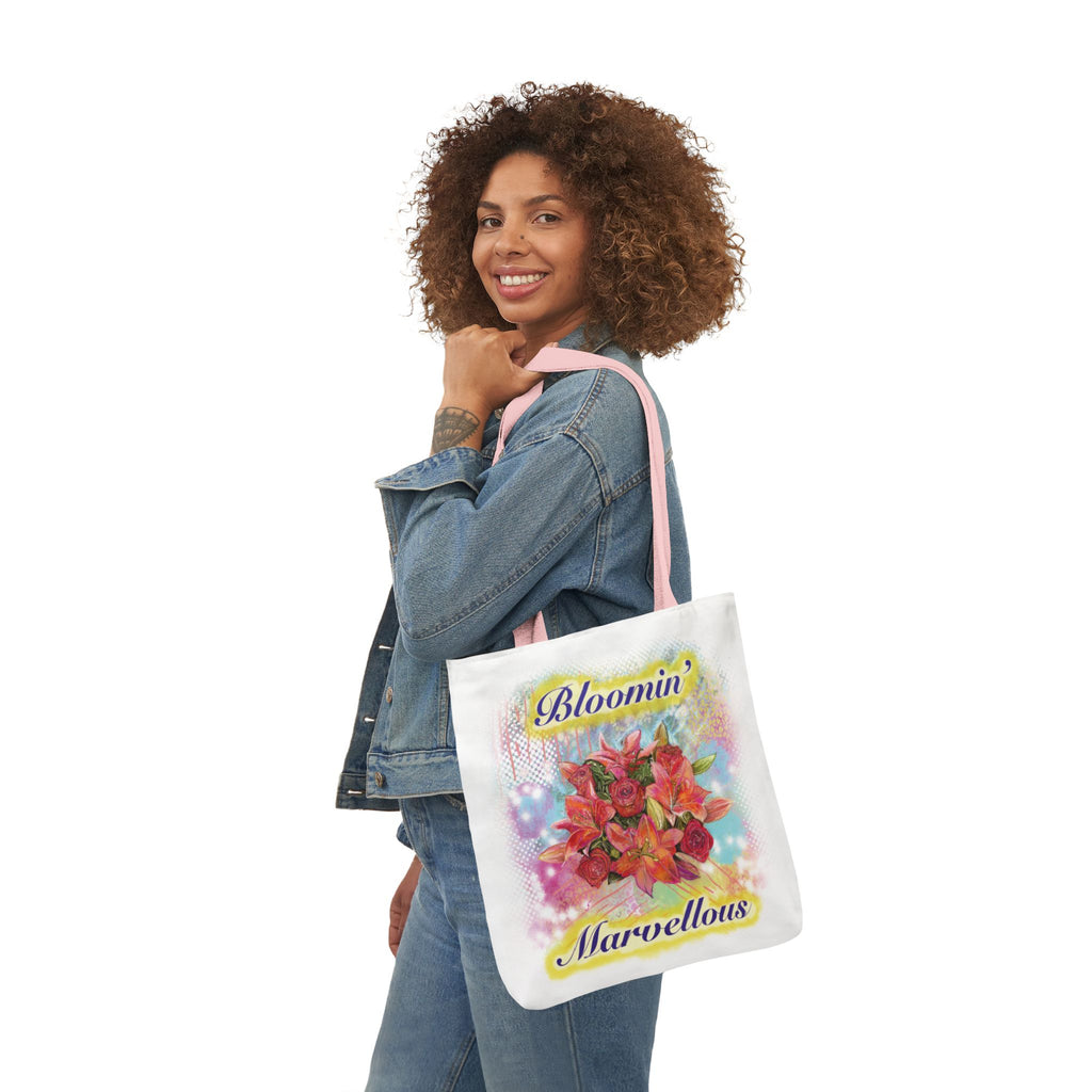 Bloomin' Marvellous Floral Canvas Tote
