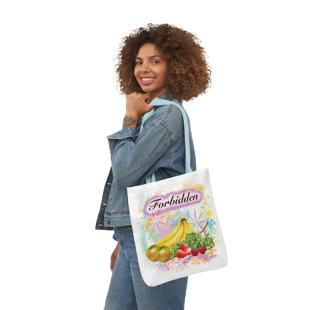 'Forbidden' Fruit Canvas Tote