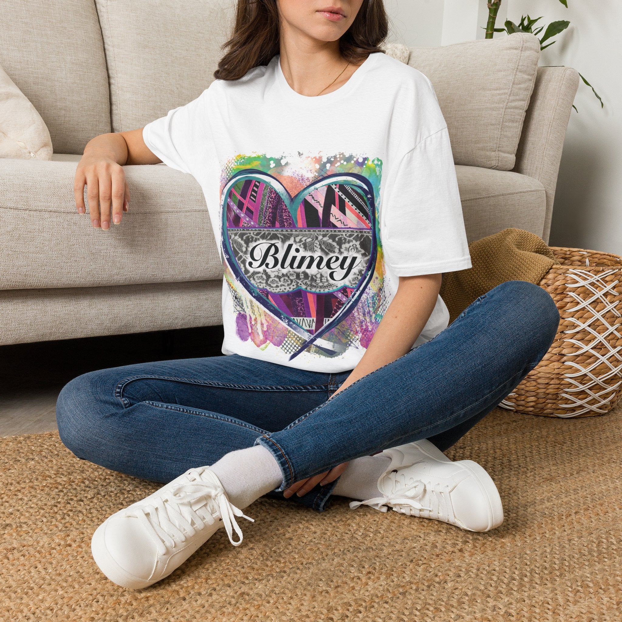 Colourful 'Blimey' - Pop Art Tee