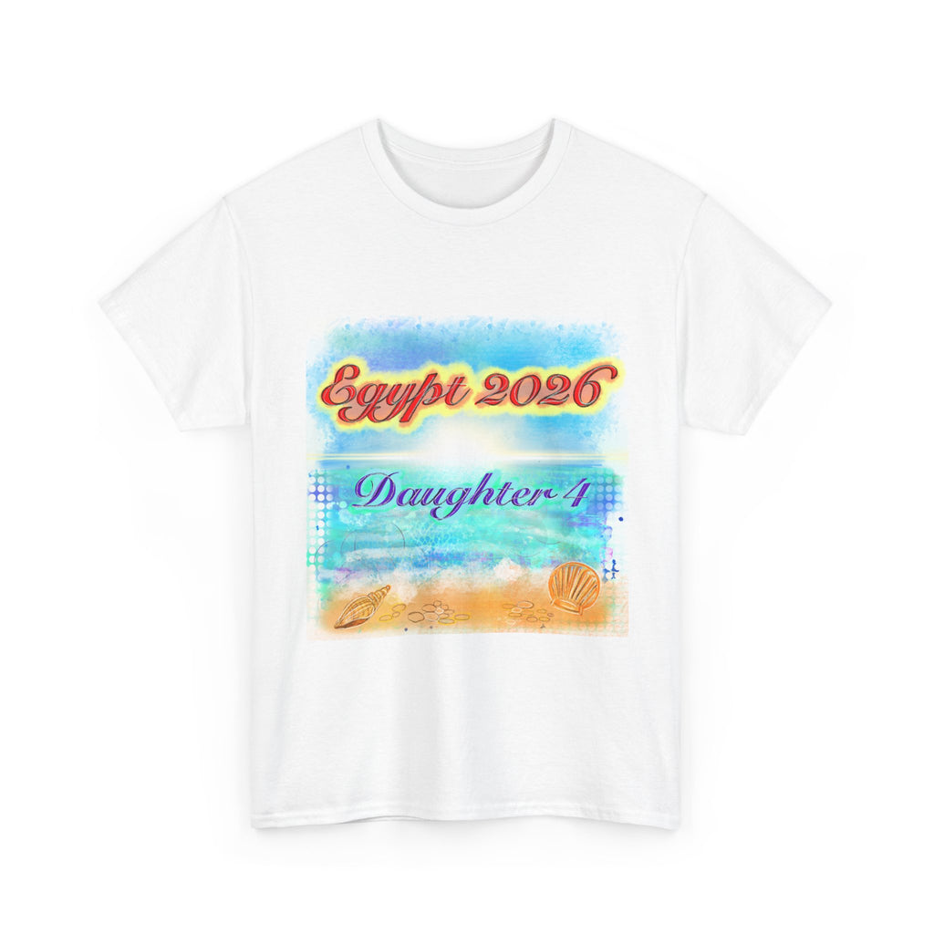 Egypt 2026 Beach Vacation T‑Shirt — Daughter 1 Souvenir Tee