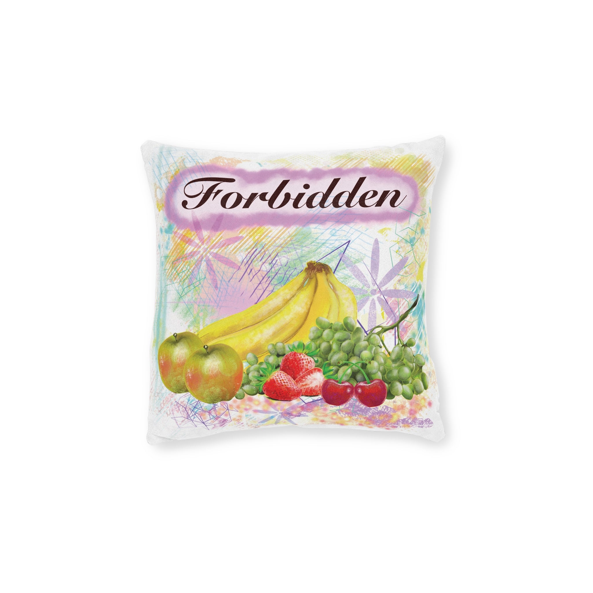 Forbidden Fruit Square Cushion