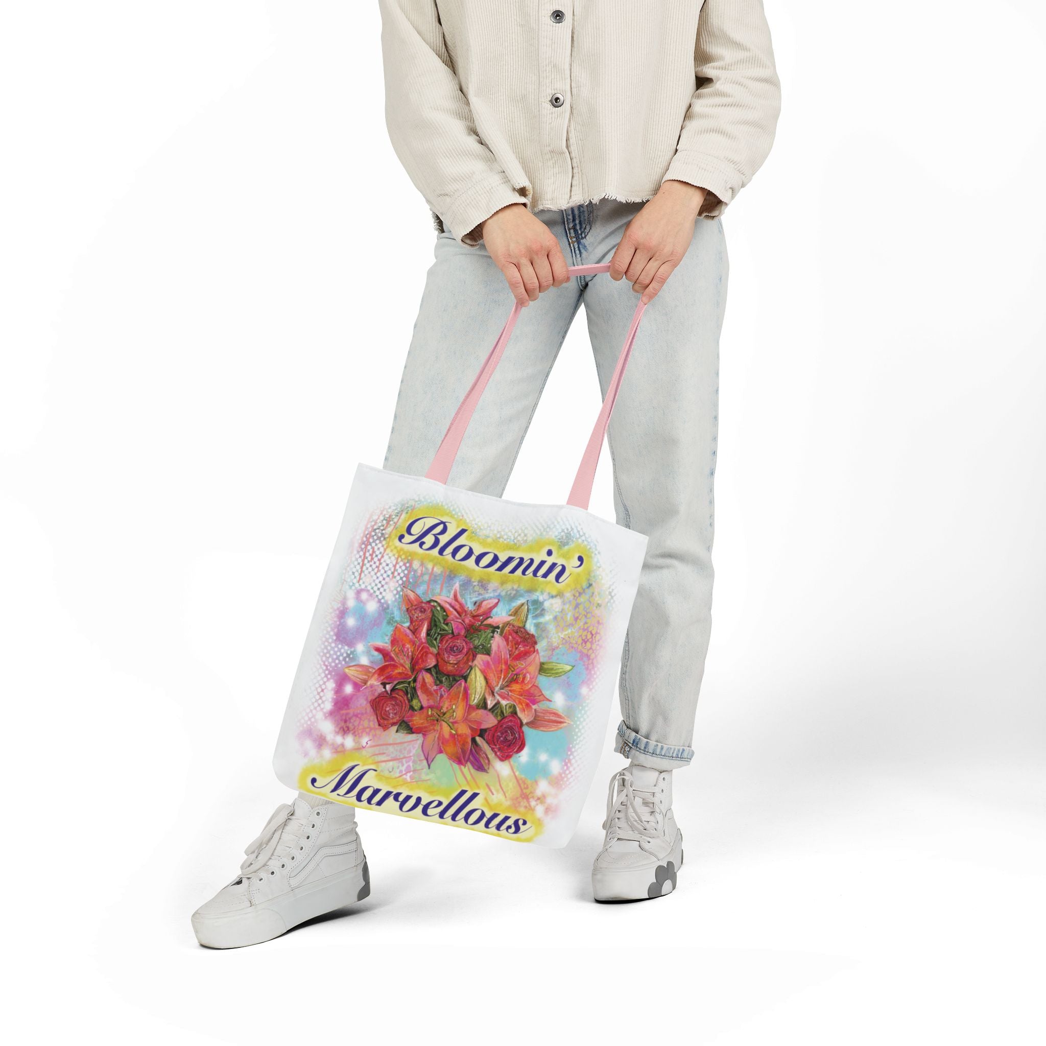 Bloomin' Marvellous Floral Canvas Tote