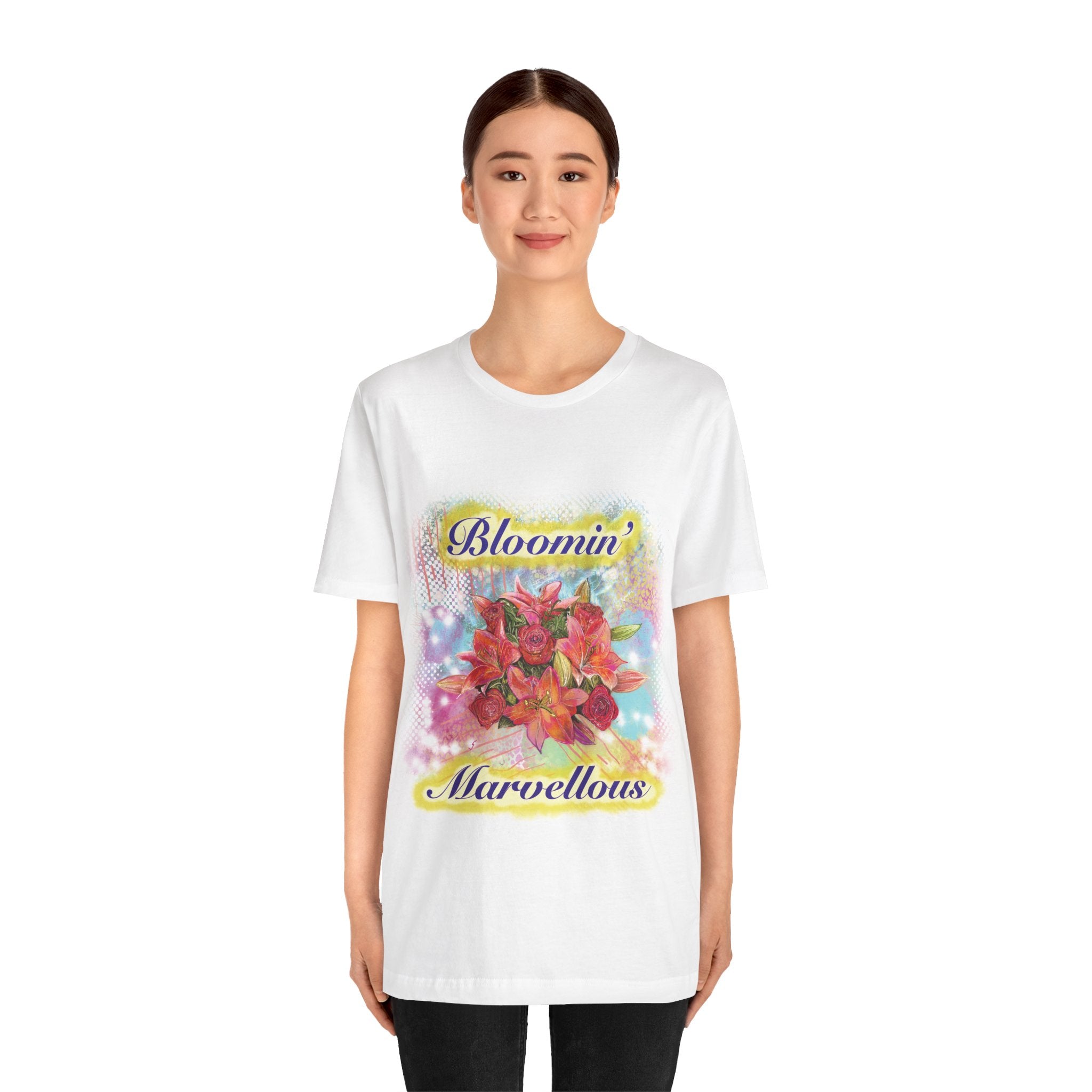 Bloomin' Marvellous White Floral Tee