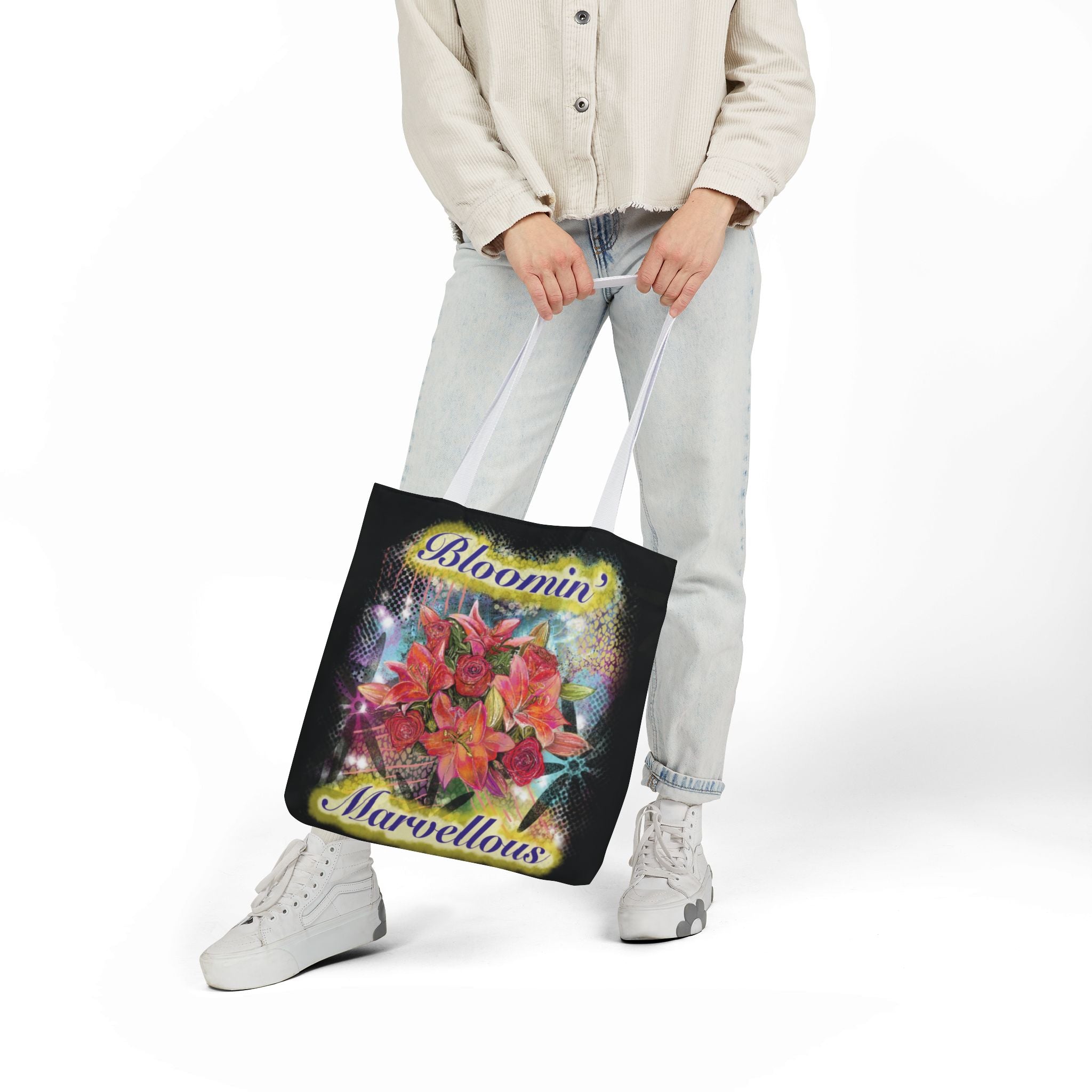 Bloomin' Marvellous Floral Canvas Tote