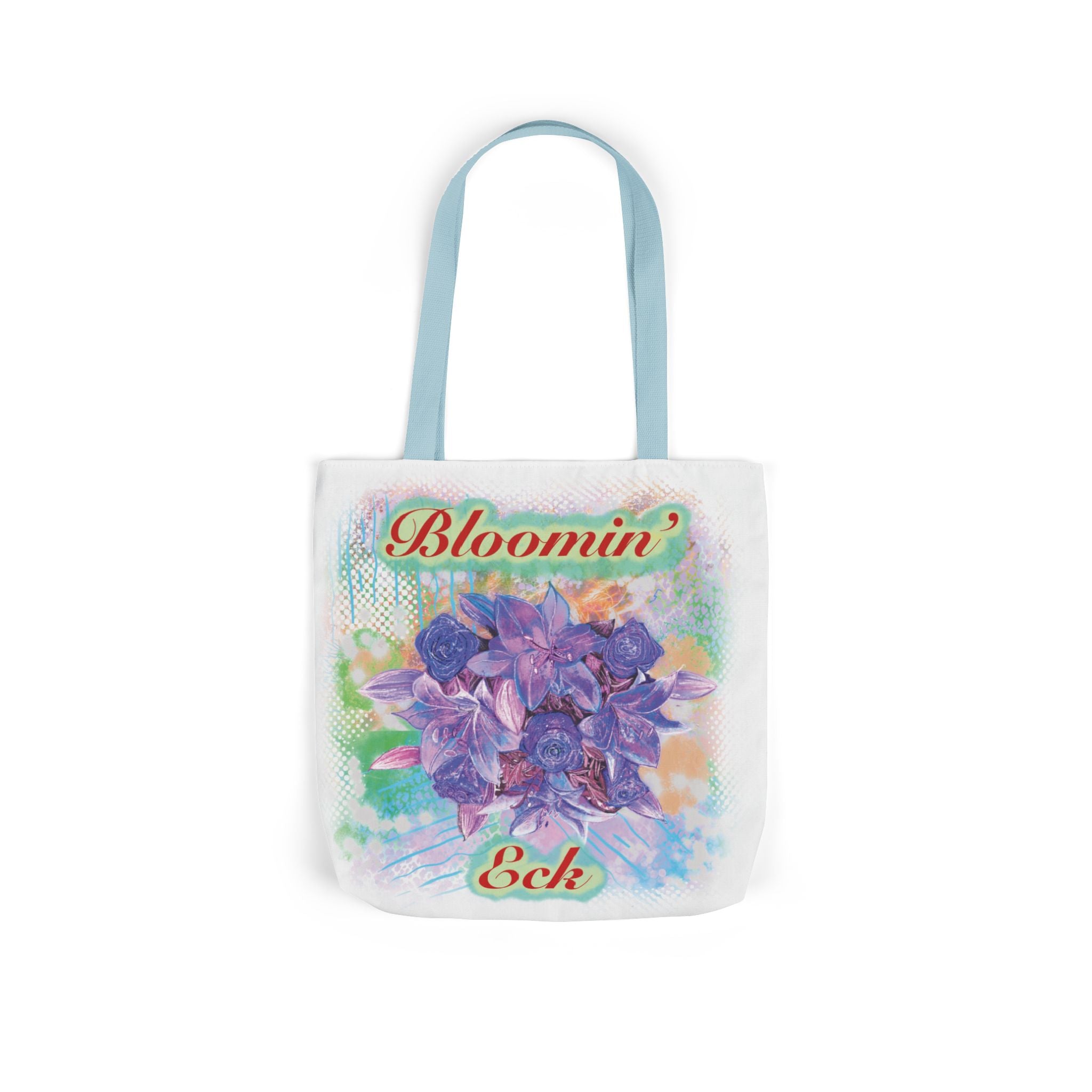 'Bloomin' Eck'  Floral Canvas Tote