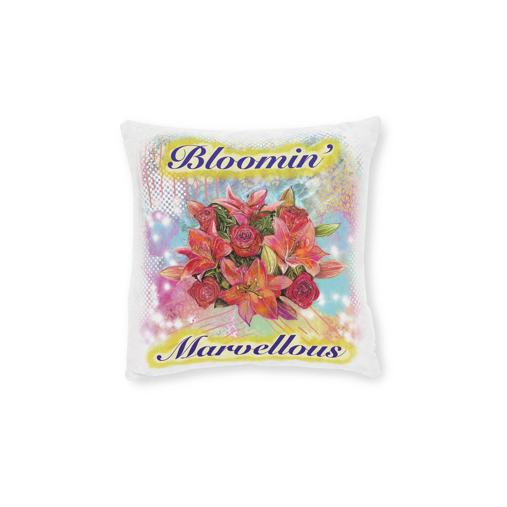 Bloomin' Marvellous Floral Square Cushion