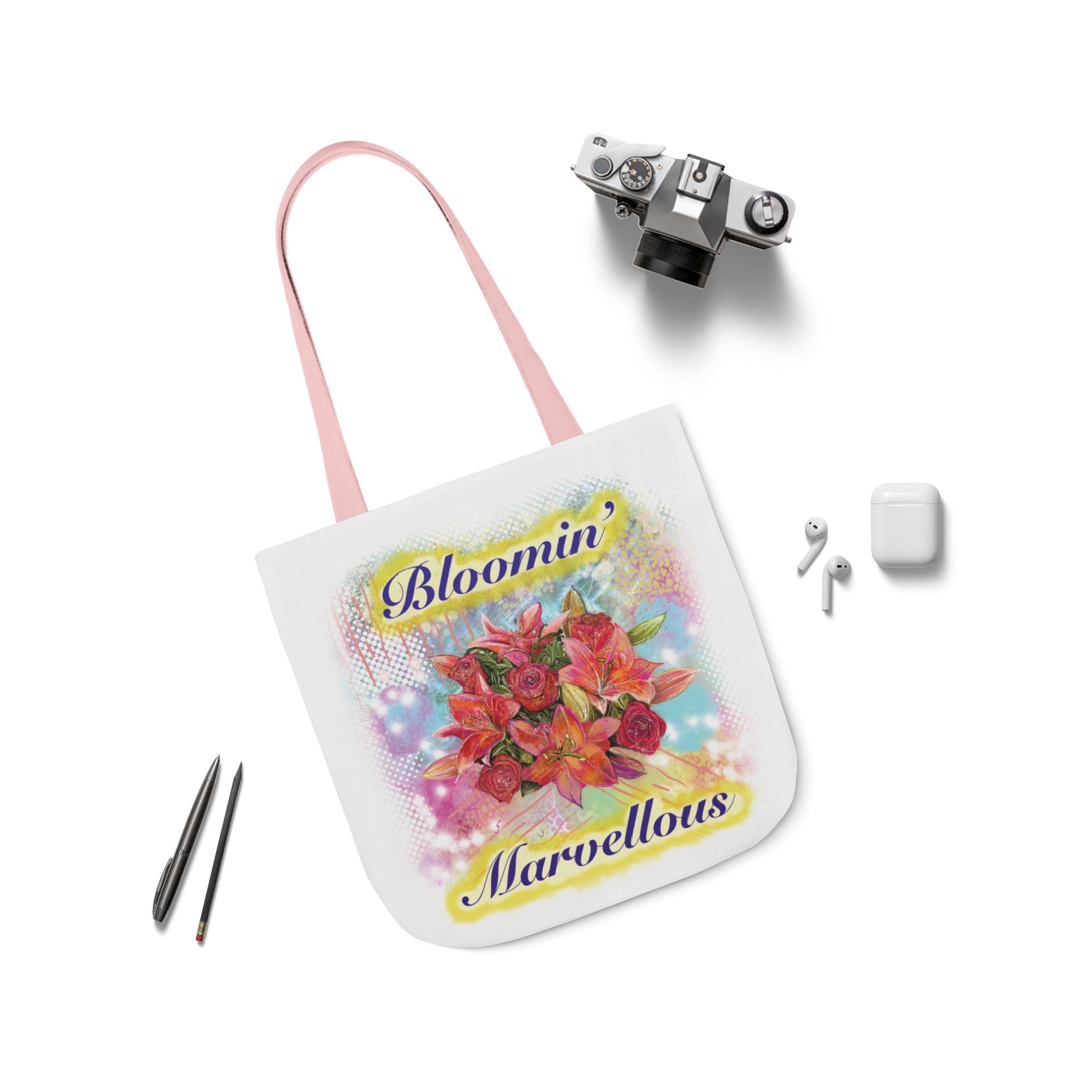 Bloomin' Marvellous Floral Canvas Tote