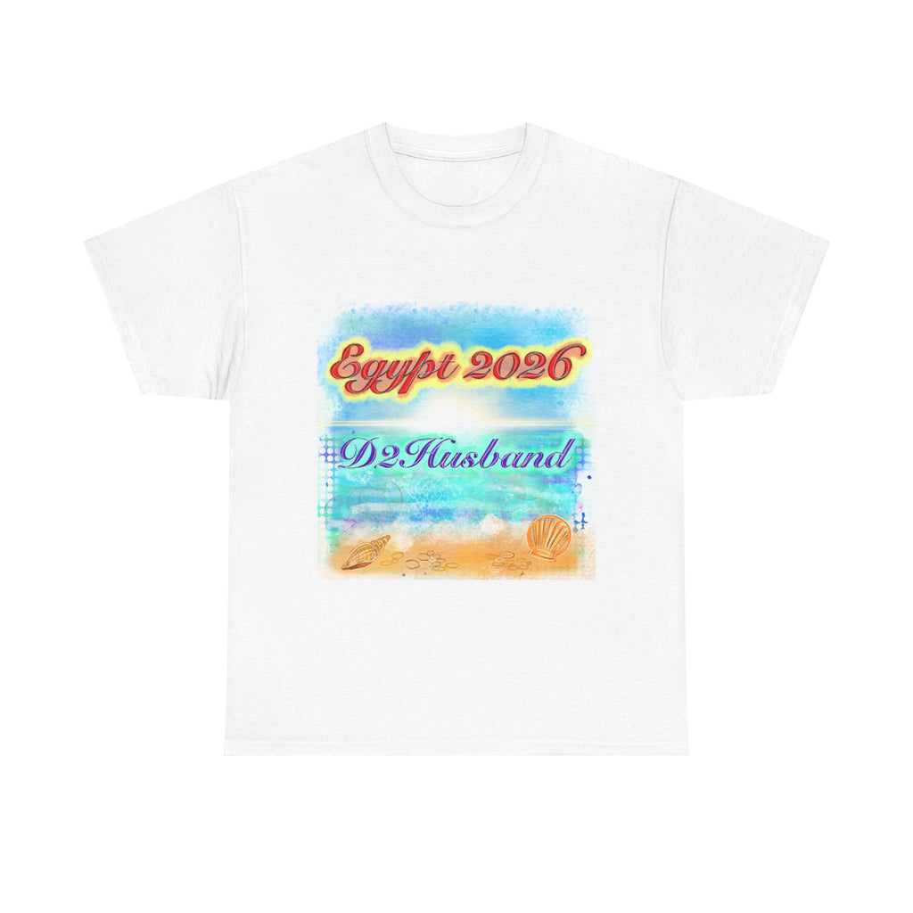 Egypt 2026 Beach Vacation T‑Shirt - D2Husband Souvenir Tee