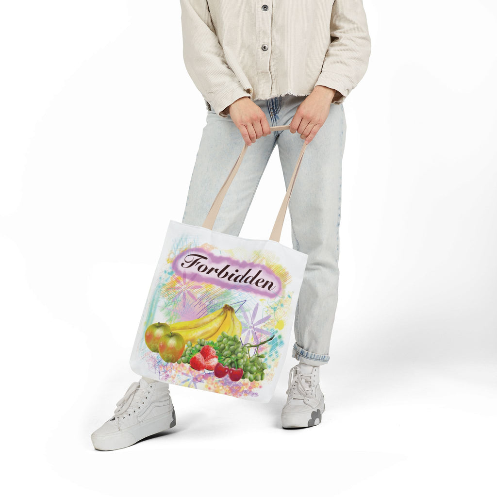 'Forbidden' Fruit Canvas Tote