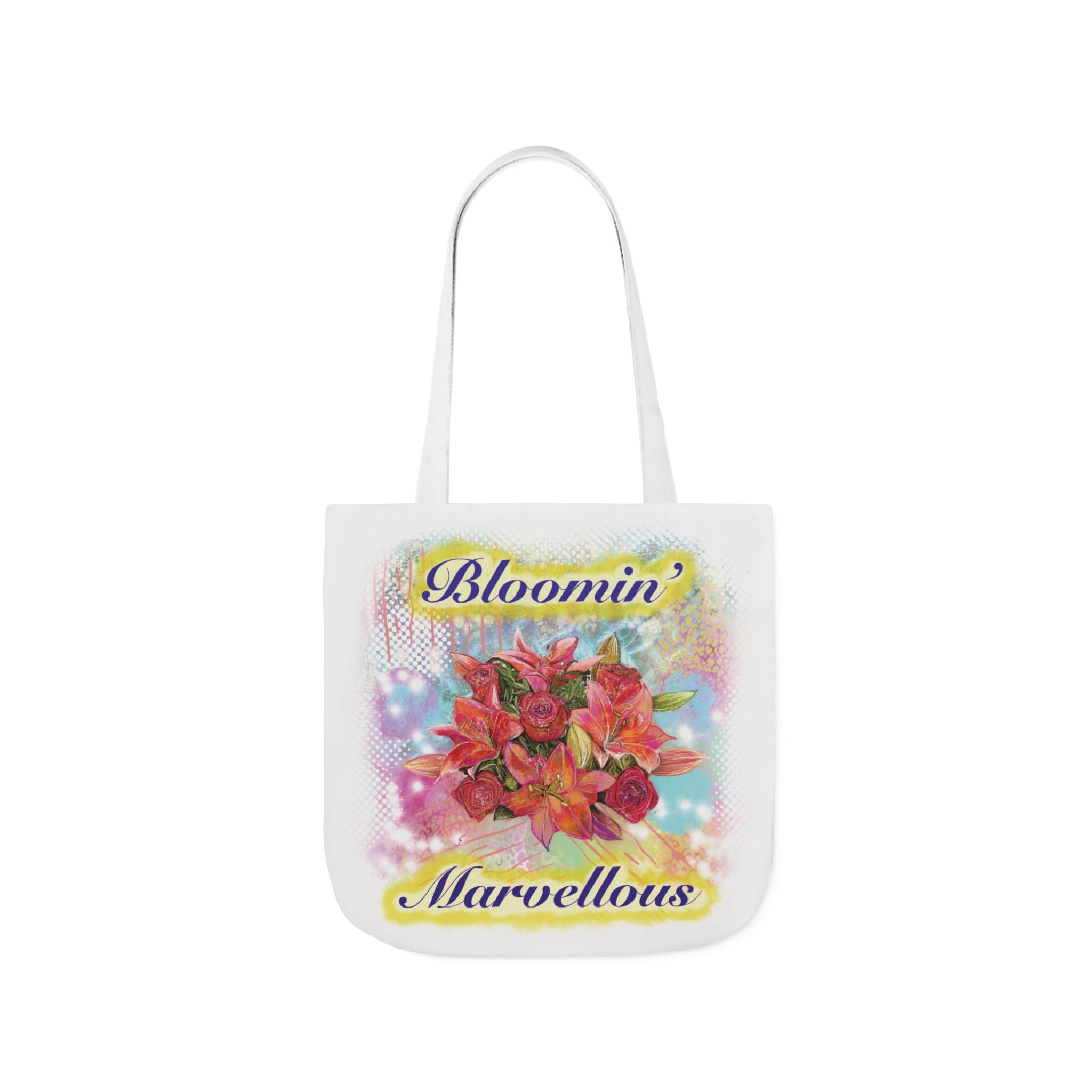 Bloomin' Marvellous Floral Canvas Tote