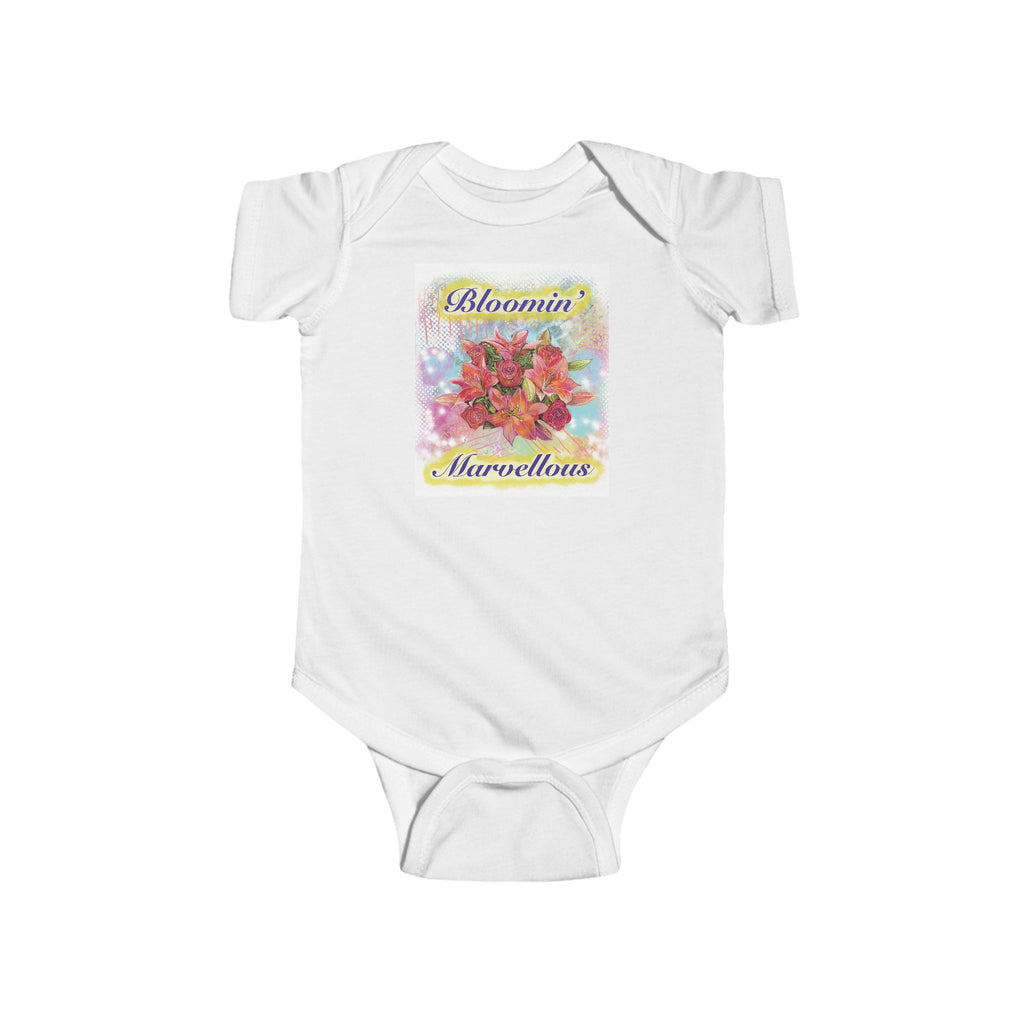 Infant Vest- ‘Bloomin’ Marvellous’ Baby Onesie