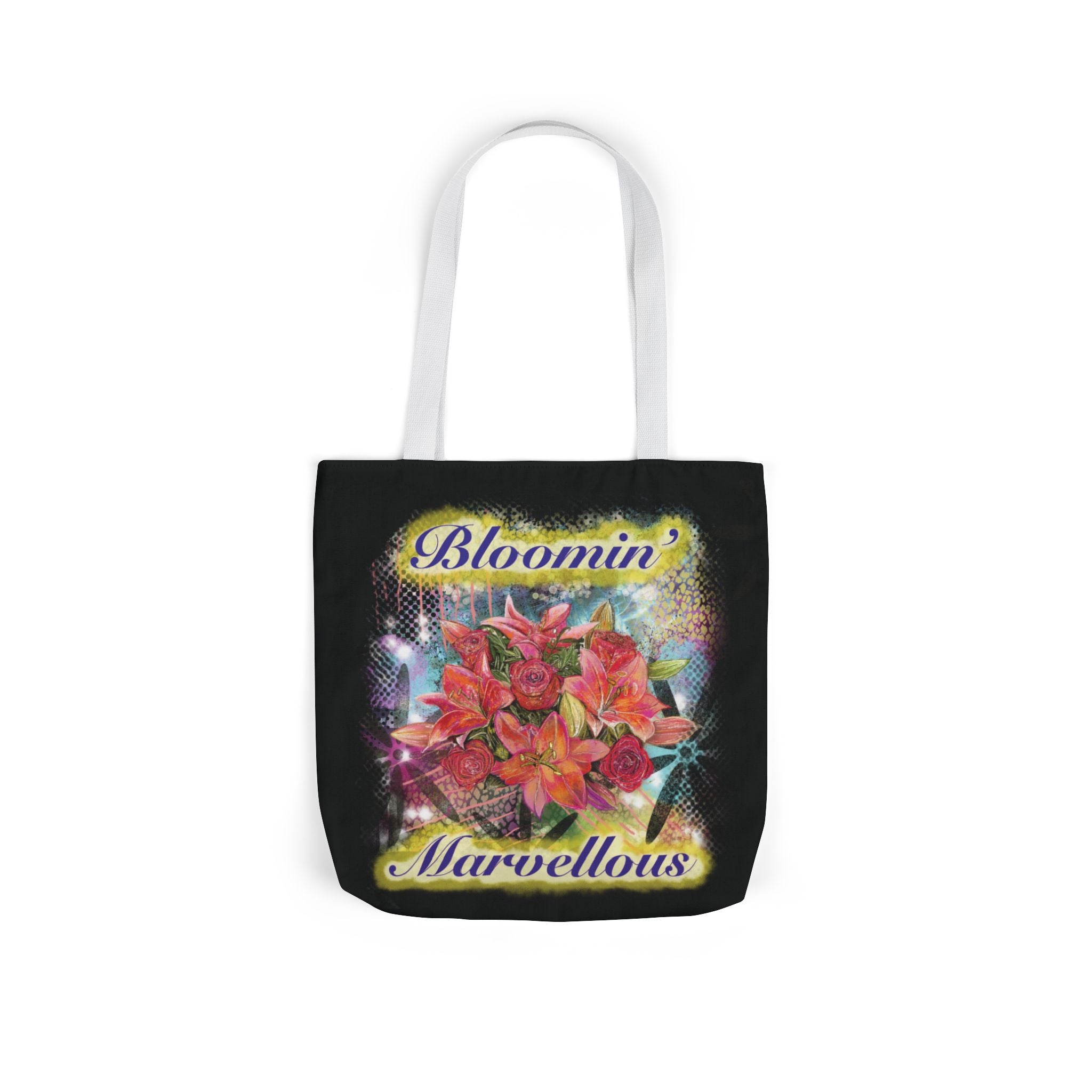 Bloomin' Marvellous Floral Canvas Tote