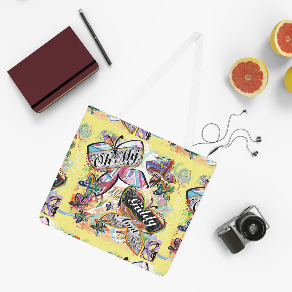 "Oh My Giddy Aunt" All-Over Print- Shoulder Tote