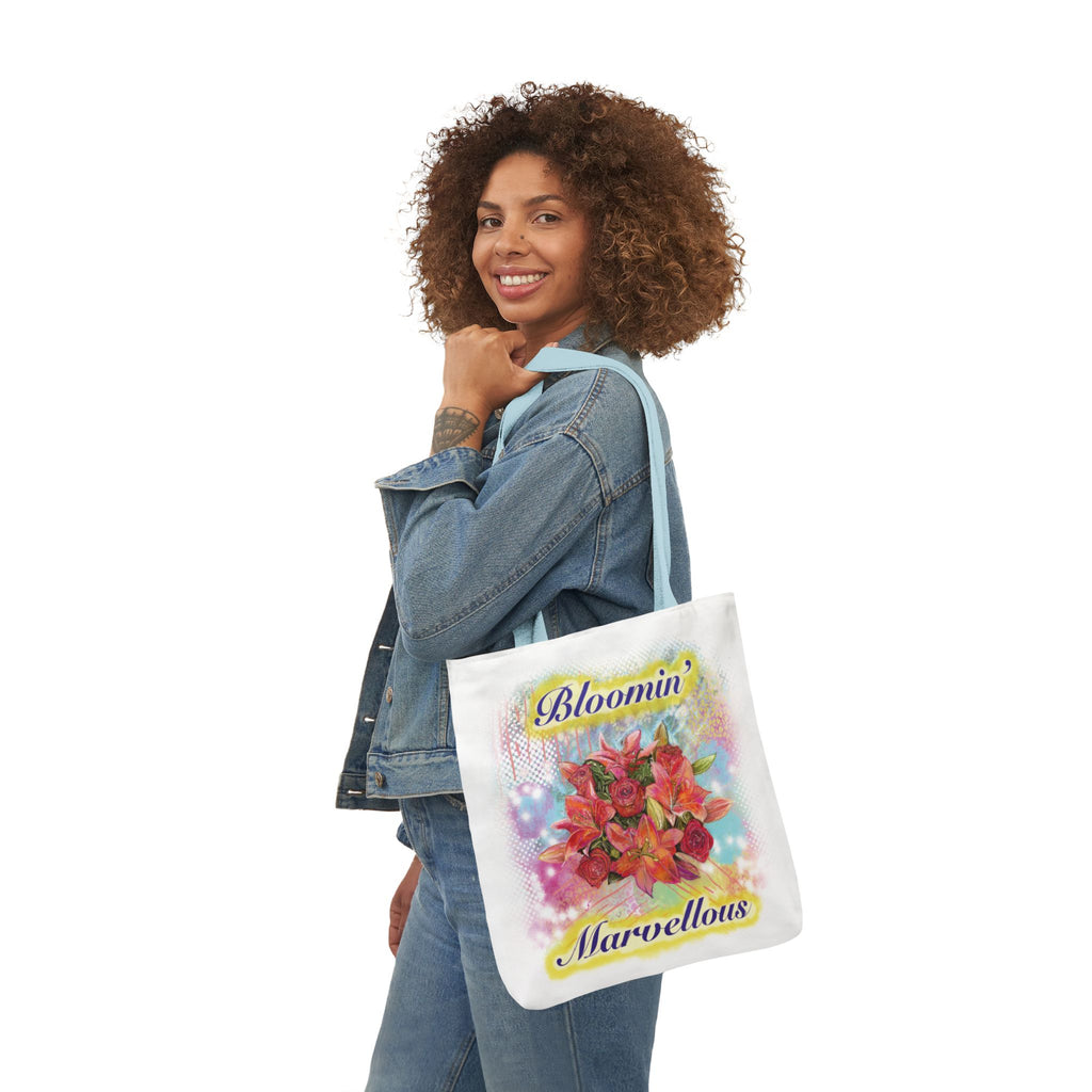 Bloomin' Marvellous Floral Canvas Tote