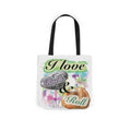 'I Love Rock & Roll'- Canvas Tote