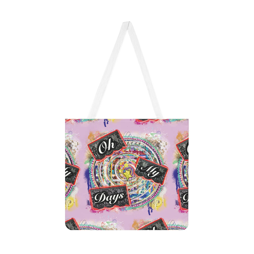 ‘Oh My Days’ All-over print- Shoulder Tote Bag