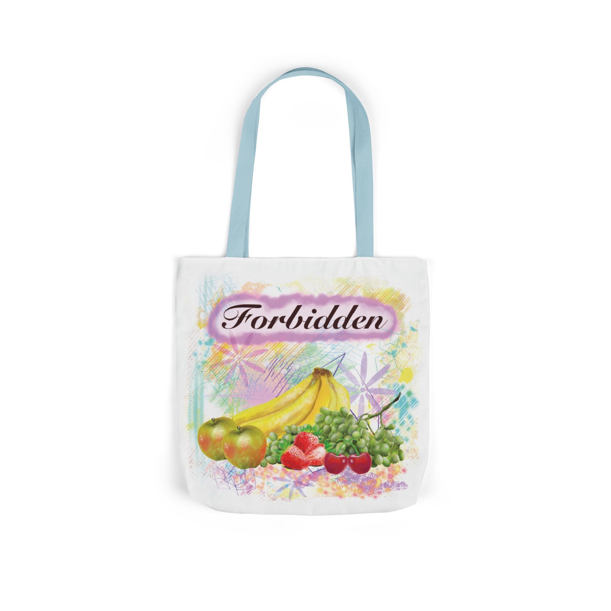 'Forbidden' Fruit Canvas Tote