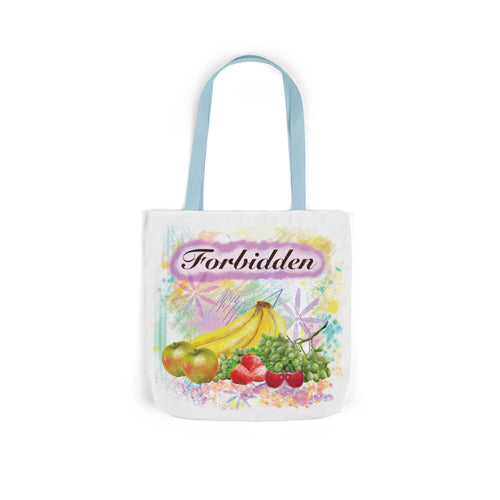 'Forbidden' Fruit Canvas Tote