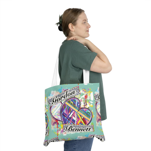 "Gordon Bennett" All-over print- Shoulder Tote