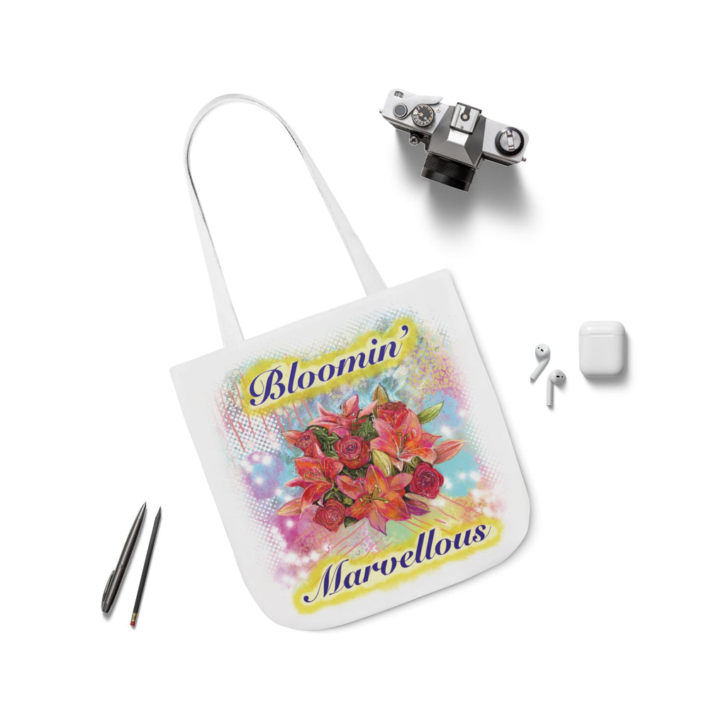 Bloomin' Marvellous Floral Canvas Tote