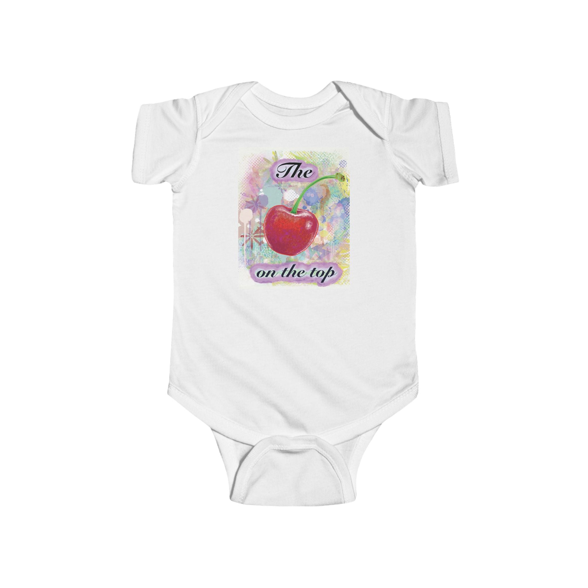 Infant Vest – "The Cherry on the Top" Cute Baby Onesie