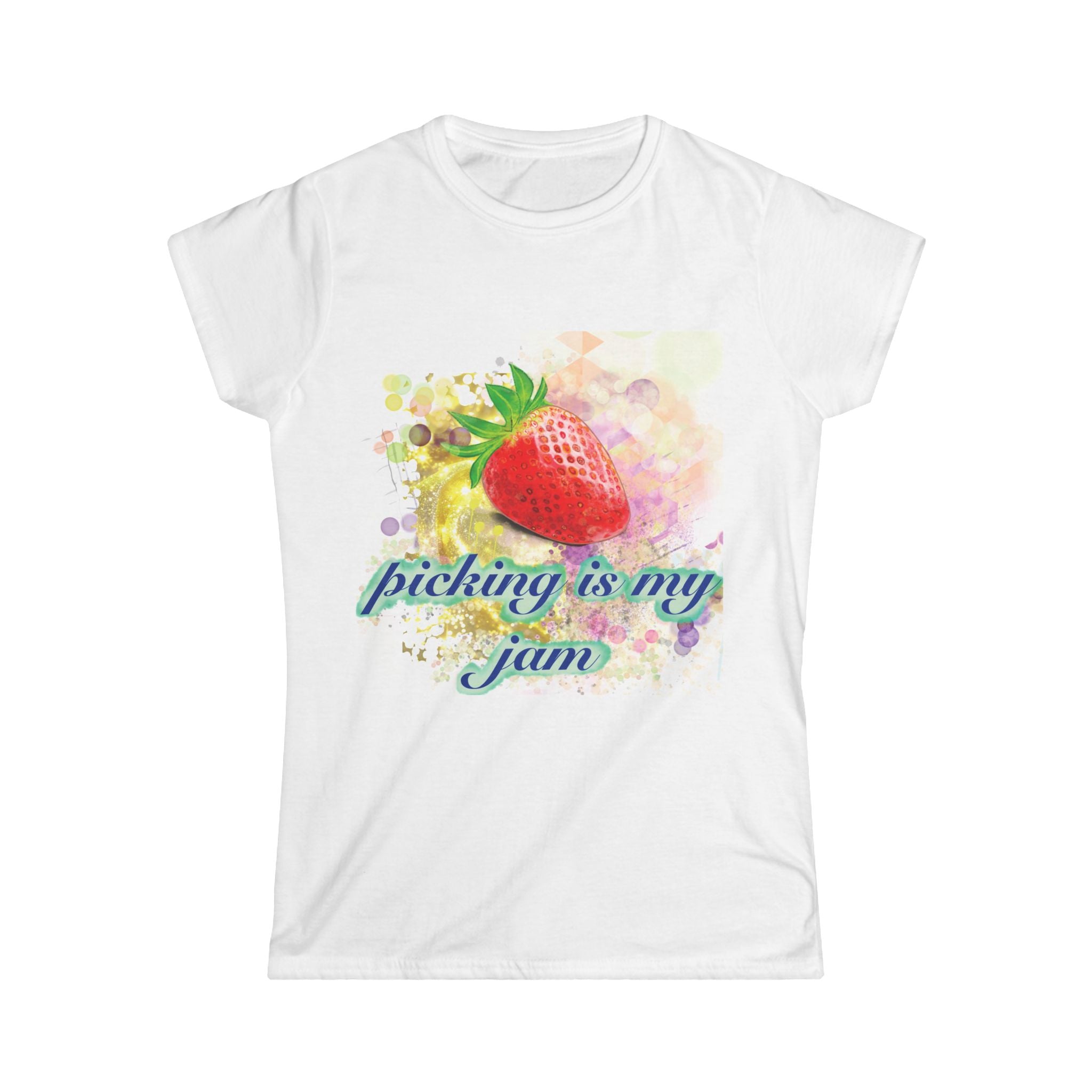 Strawberry 'Picking Is My Jam' Women's Tee