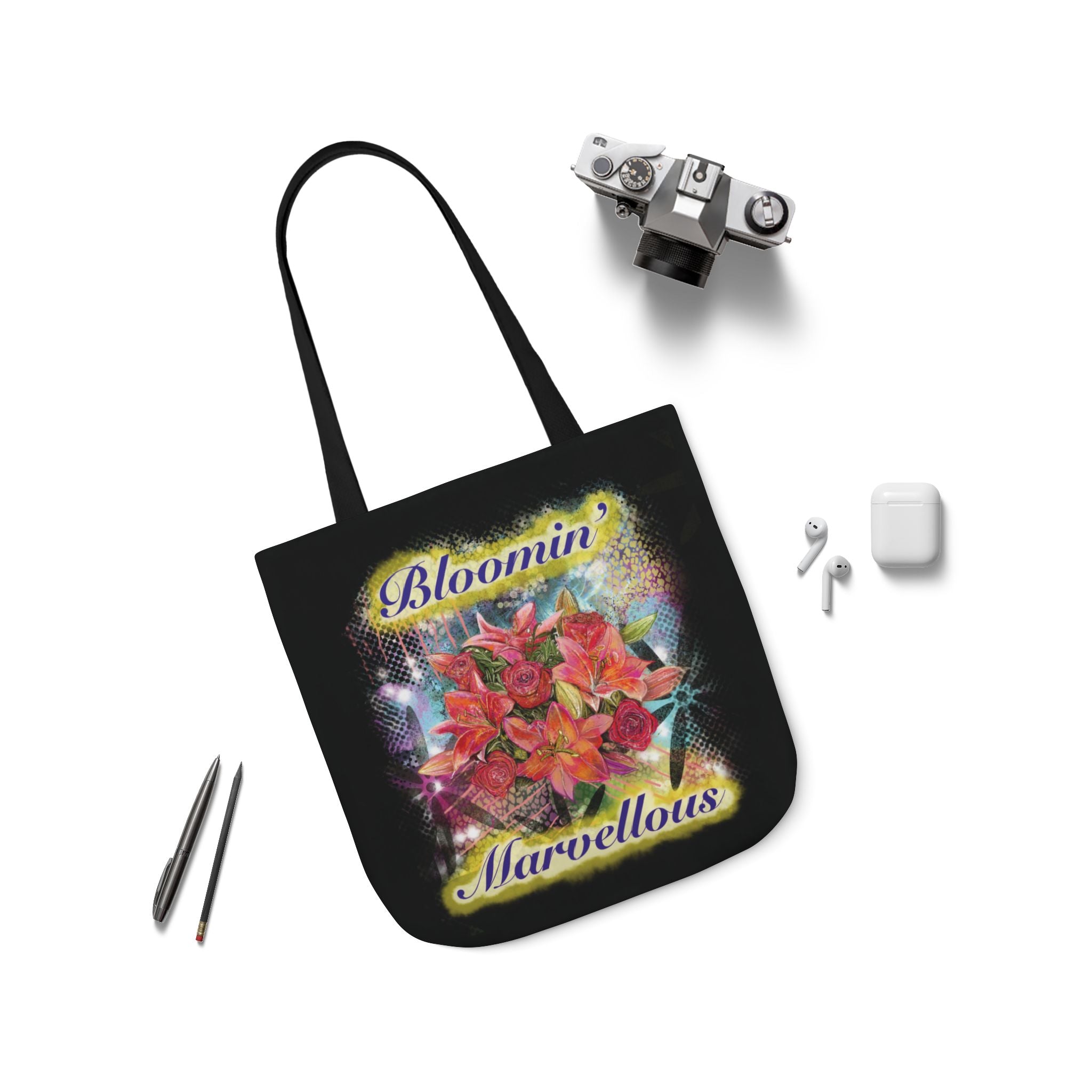 Bloomin' Marvellous Floral Canvas Tote