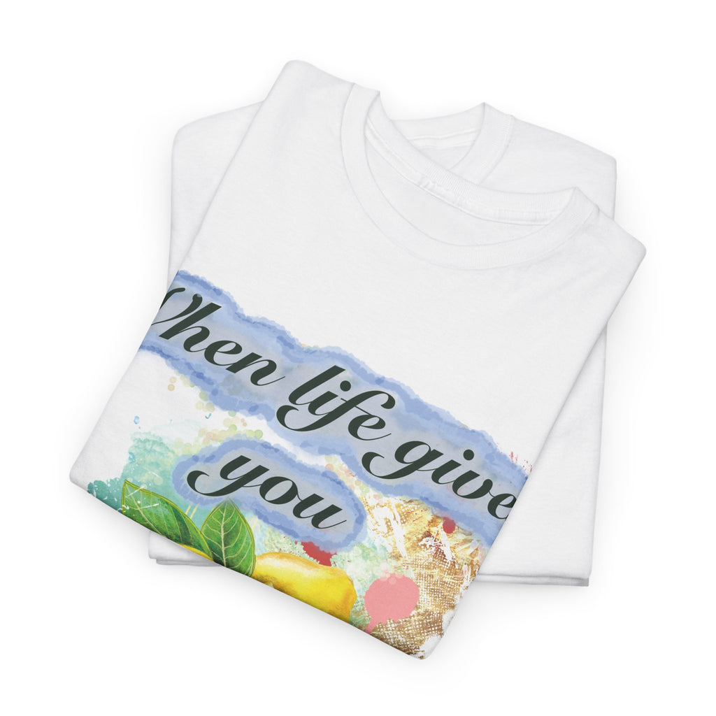 ‘When life gives you lemons, make yourself a Delicious G and T’-Lemon Graphic Tee