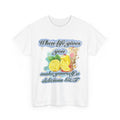 ‘When life gives you lemons, make yourself a Delicious G and T’-Lemon Graphic Tee