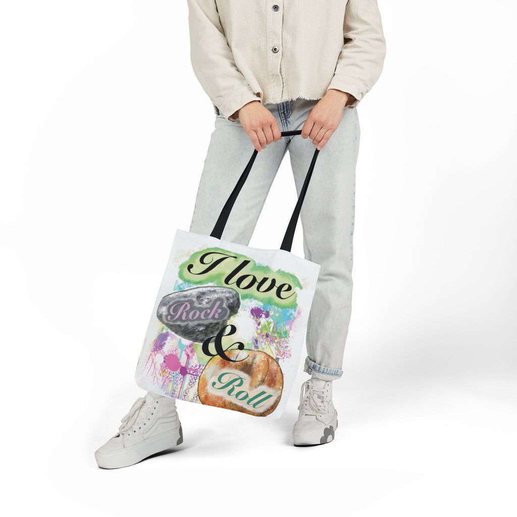 'I Love Rock & Roll'- Canvas Tote