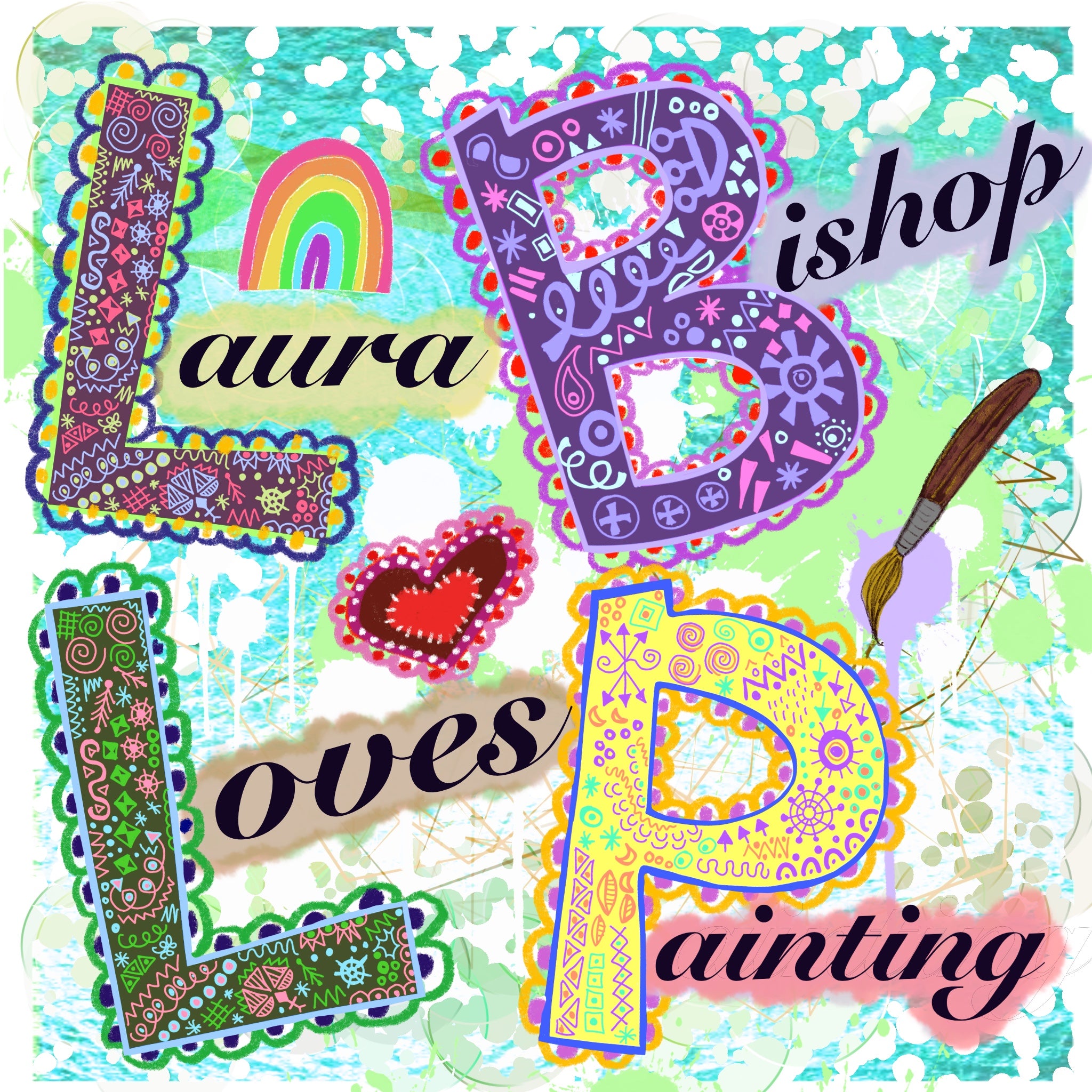 Laura Bishop Loves Painting